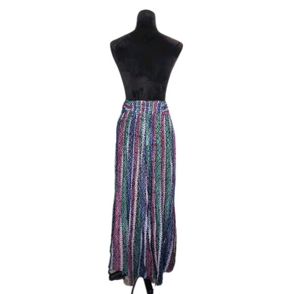 Nwt Caroline Constas Hera Multi Snake Print Silk Blend Cover up Skirt Size Small - Picture 5 of 10